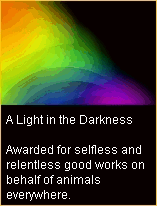 A Light in the Darkness Award
